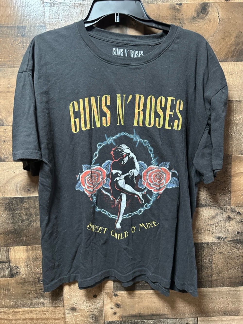 Guns N Roses Sweet Child O Mine Band Graphic T Shirt Womens XXL Black 2022 Tee